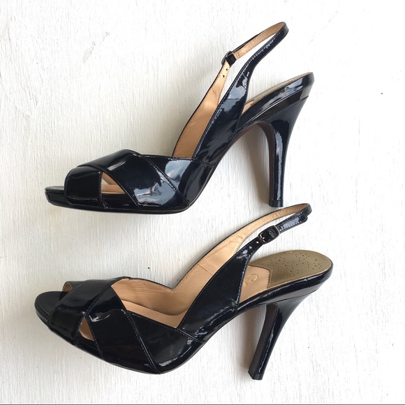 Cole Haan Nike Air Shoes - Cole Haan Nike Air Heels Black Patent Leather 8.5